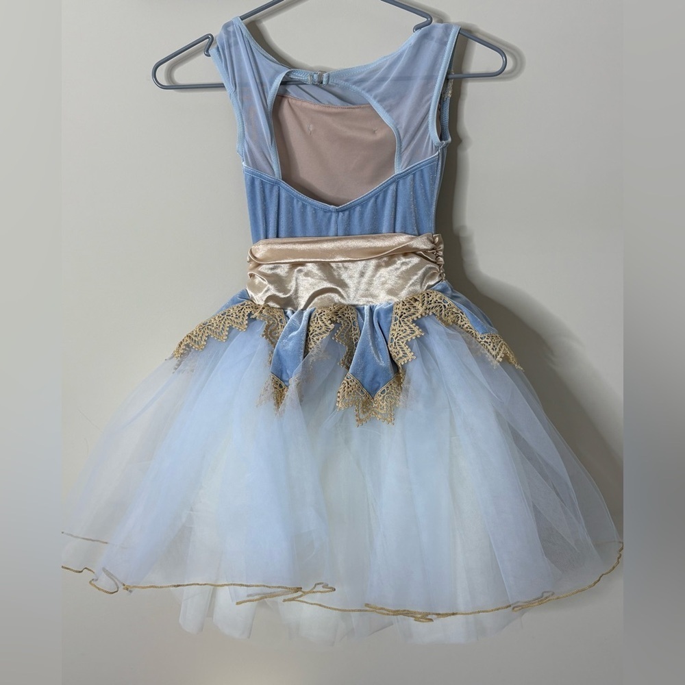 Weissman Dance Ballet Costume La Valse De L’Amour Blue Size IC - Picture 2 of 12